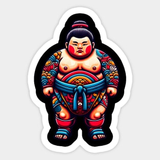 Sumo Wrestler Sticker